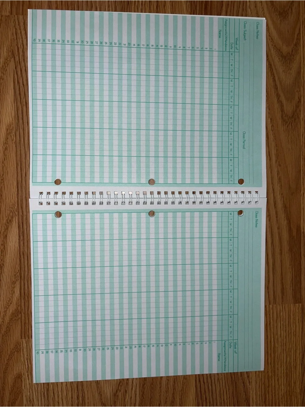 Teacher grade book